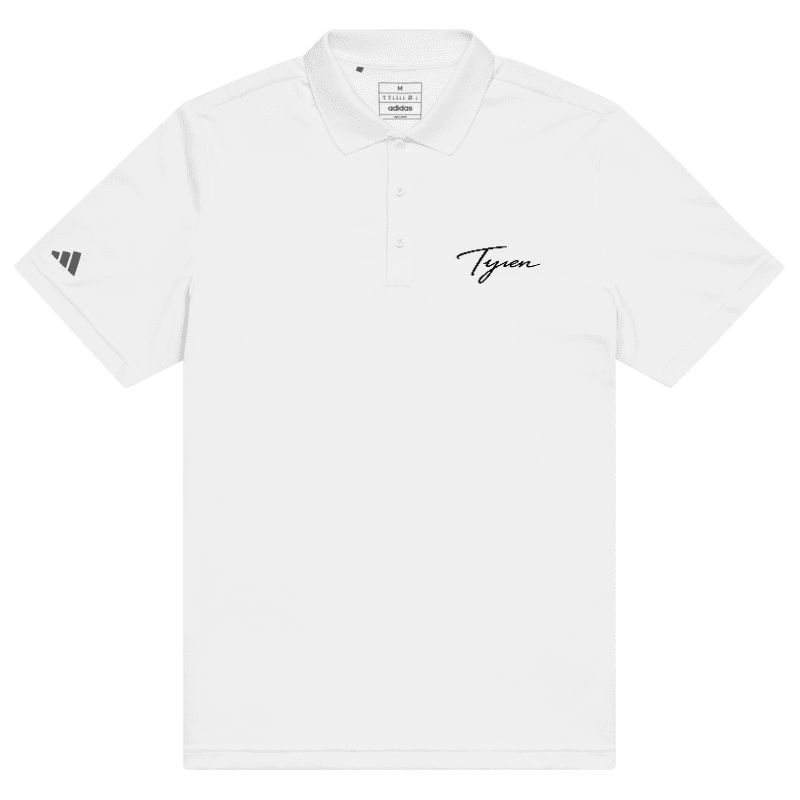 Polo Adidas × TYVEN Blanc
